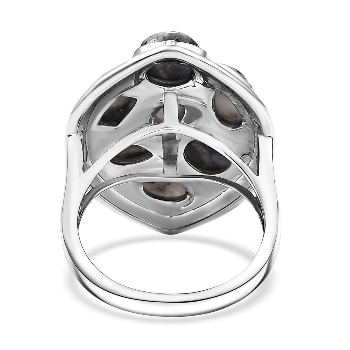 Karis White Buffalo 4.70 ctw Southwest Ring in Platimum Bond (Size 10.0) image number 4