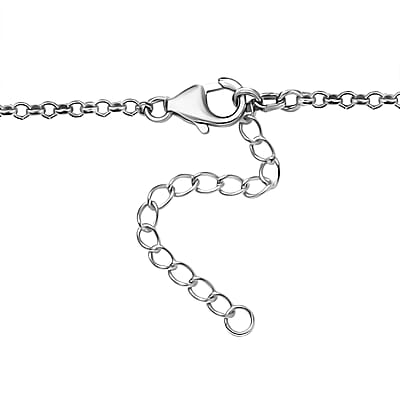 D'Joy Indian Artisan Crafted AAA Malagasy Labradorite 15.90 ctw Regal Splendor Necklace in Sterling Silver 18-20 Inches