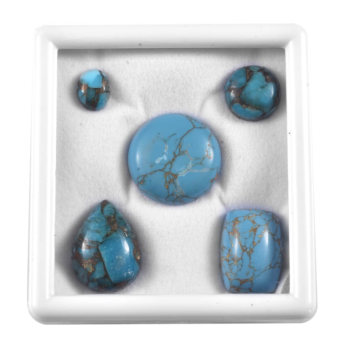 Mojave Blue Turquoise Assorted Box (Mix Mix Size) 50.00 ctw image number 0