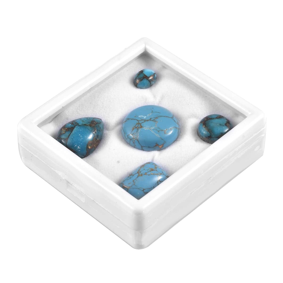 Mojave Blue Turquoise Assorted Box (Mix Mix Size) 50.00 ctw image number 1