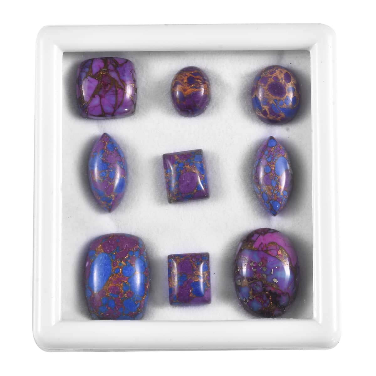 Mojave Purple Turquoise Assorted Box (Mix Mix Size) 50.00 ctw image number 0