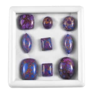 Mojave Purple Turquoise Assorted Box (Mix Mix Size) 50.00 ctw