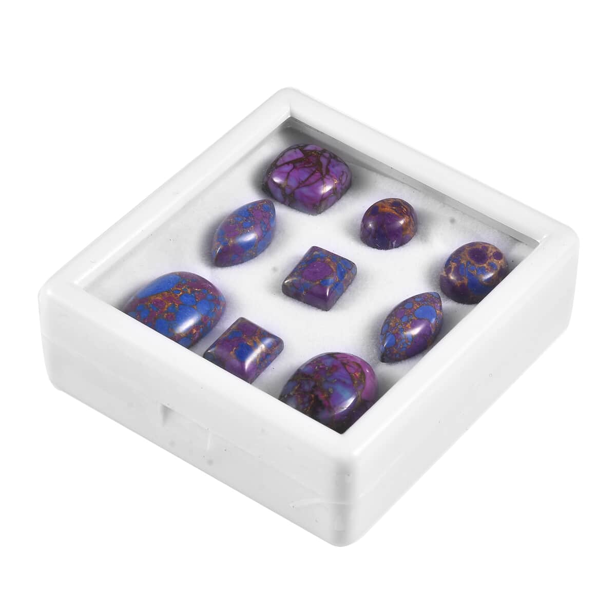 Mojave Purple Turquoise Assorted Box (Mix Mix Size) 50.00 ctw image number 2