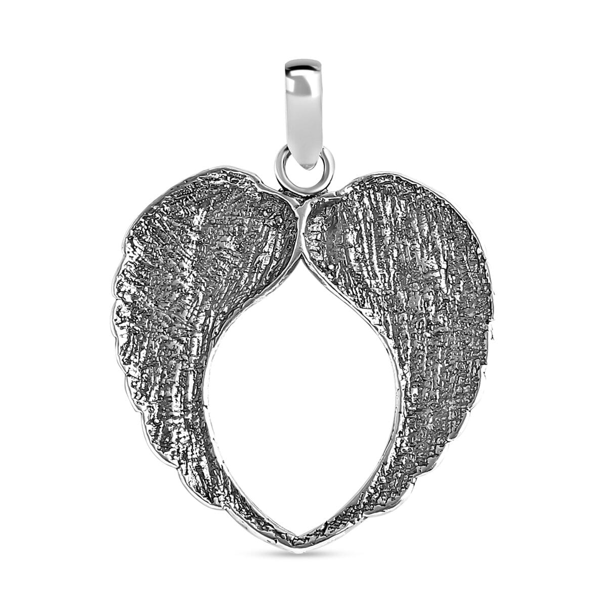Bali Legacy Angel Wings Pendant in Sterling Silver 4.55 Grams image number 4