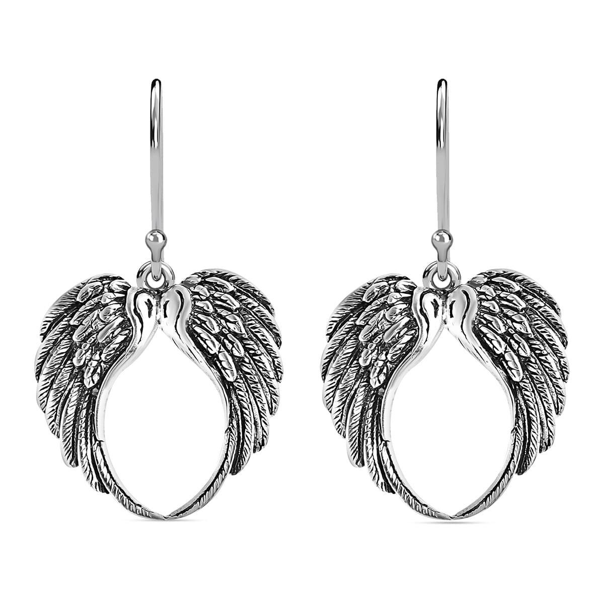 Bali Legacy Angel Wings Earrings in Sterling Silver 4.50 Grams image number 0