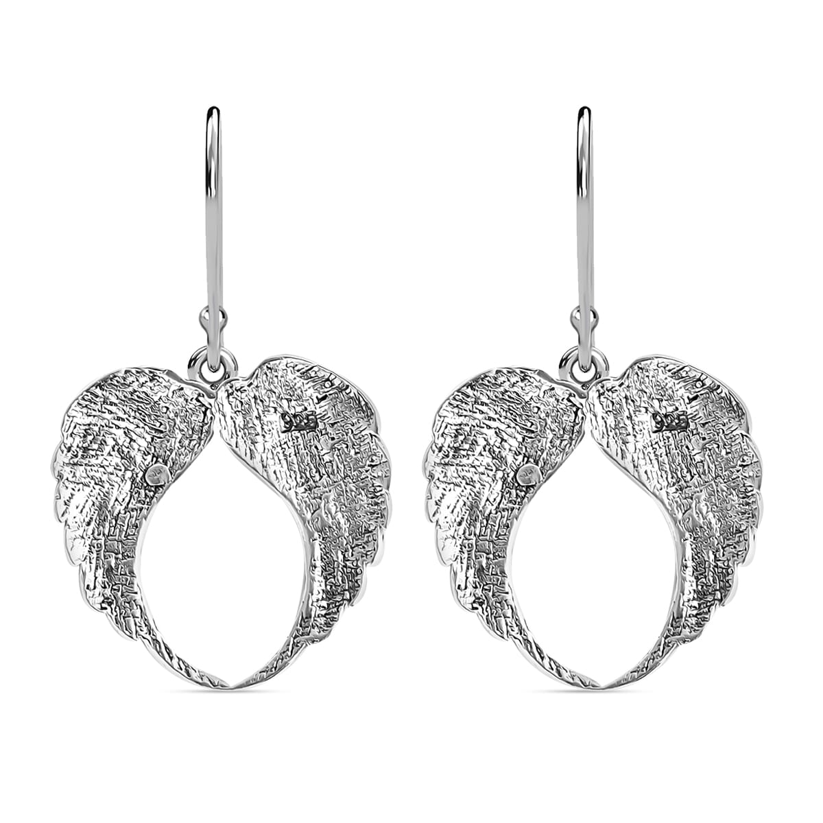 Bali Legacy Angel Wings Earrings in Sterling Silver 4.50 Grams image number 3