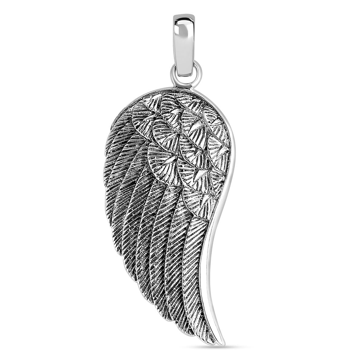 Bali Legacy Angel Wing Pendant in Sterling Silver 5.35 Grams image number 0