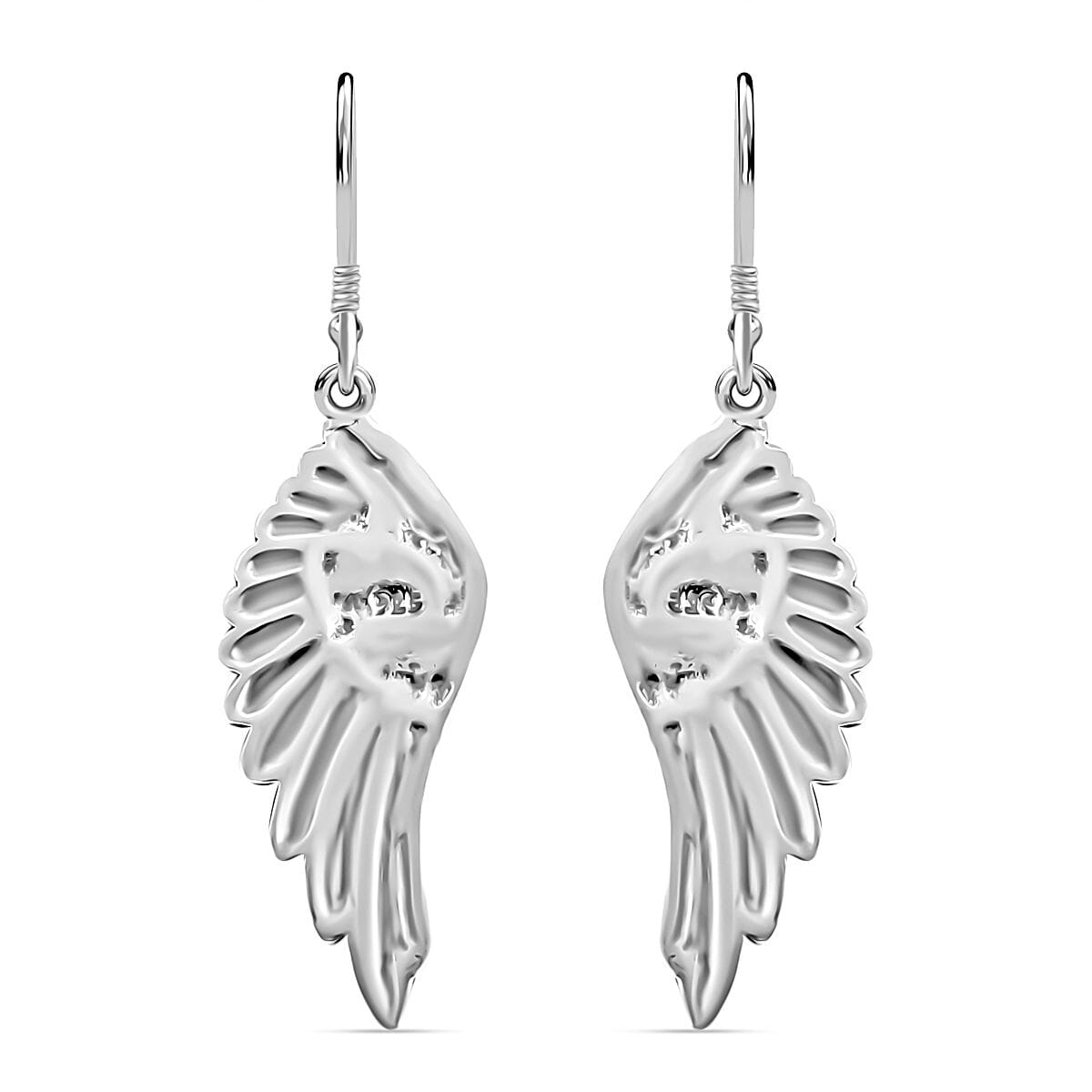 Bali Legacy Angel Wings Earrings in Sterling Silver 3.95 Grams image number 3