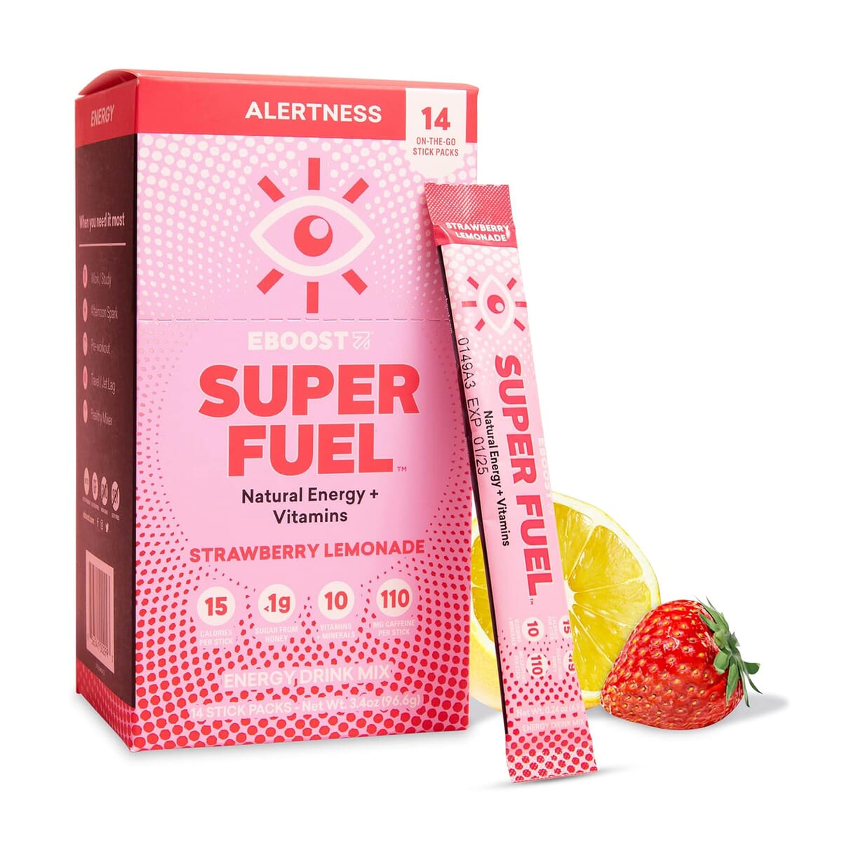 Value Buy Super Fuel Stick Strawberry Lemonade Flavor / 14 count image number 0