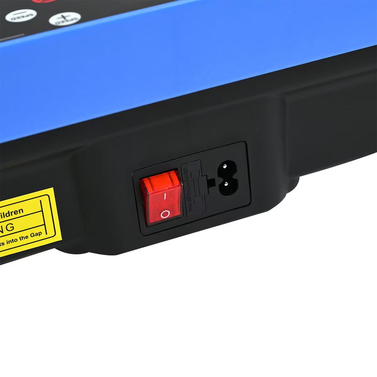 SoulSmart Vibrating Fitness Platform with Bluetooth Speaker, 2 Resistance Bands and Remote Control - Blue image number 8