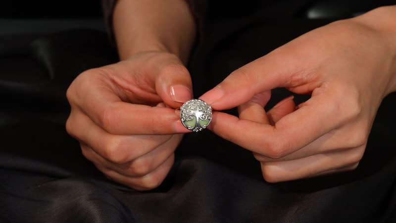 Connemara Marble Ring in Platinum Over Sterling Silver 13.00 ctw