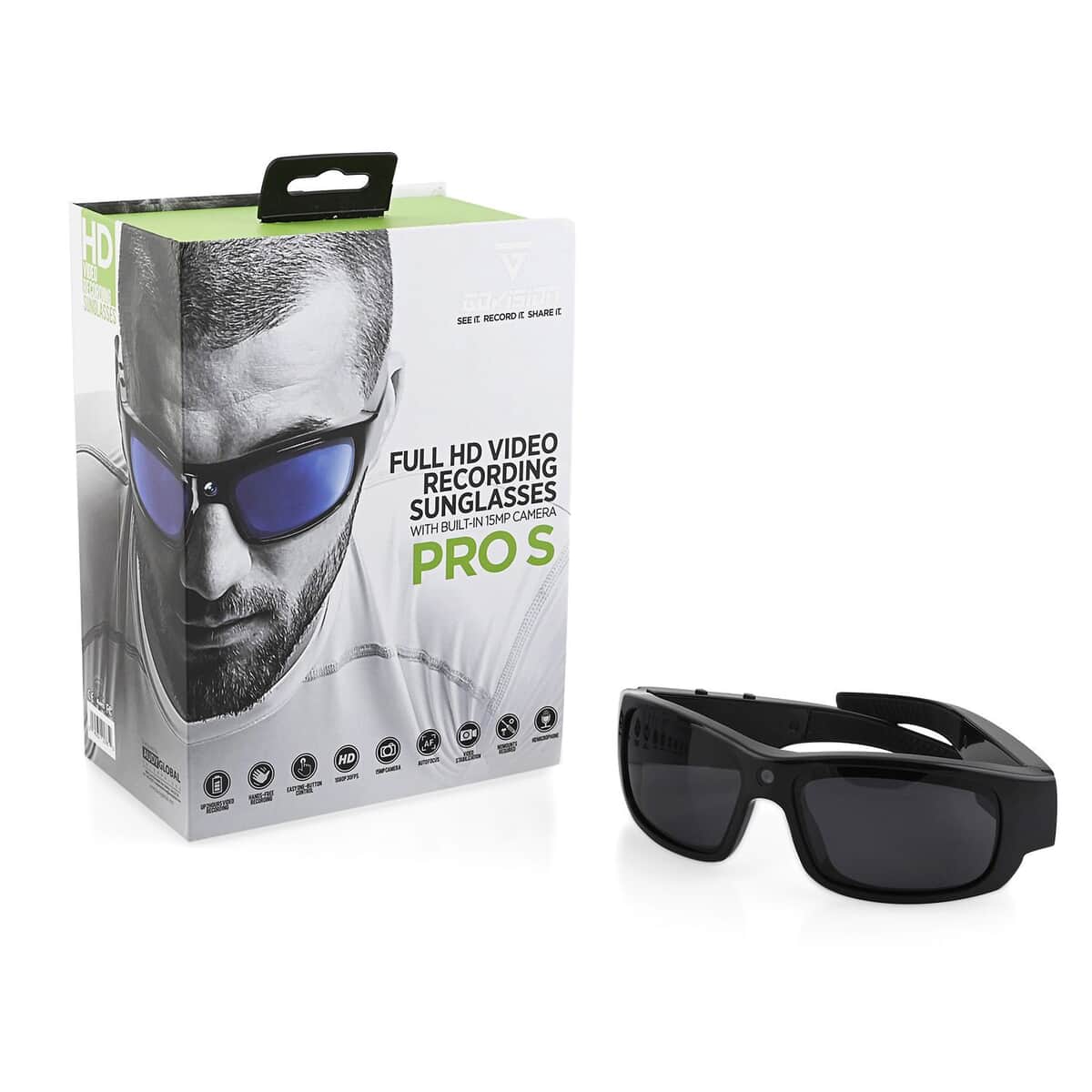 Closeout Go Vision Pro S Video Capture Sunglasses image number 0