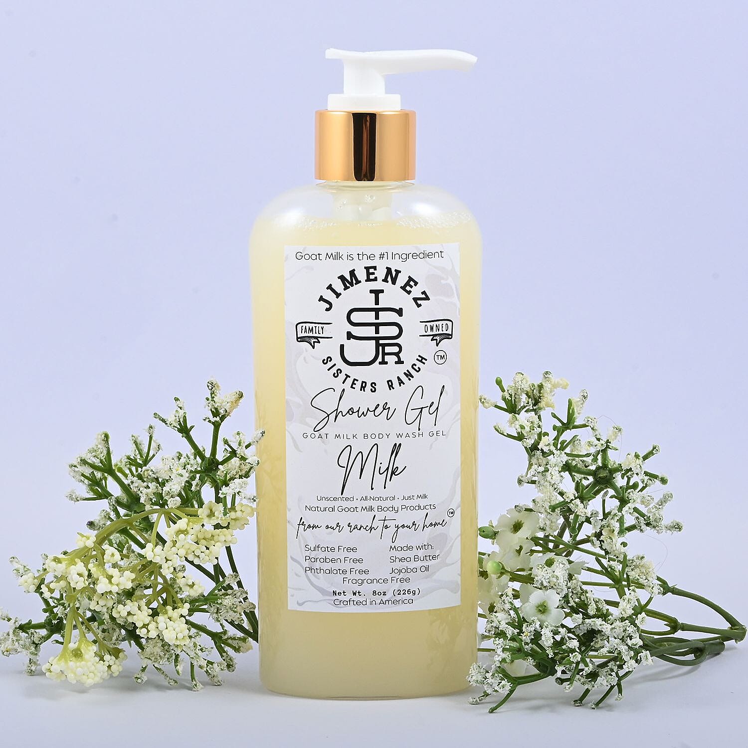 Buy Jimenez Sisters Ranch Goat Milk Shower Gel (8oz Pump Bottle