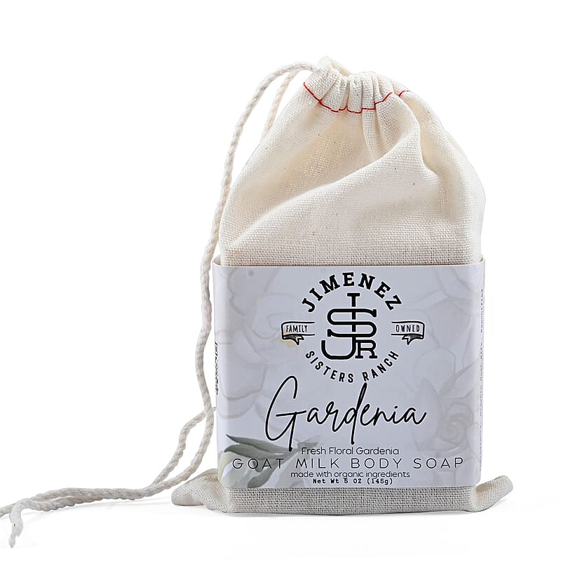 Jimenez Sisters Ranch Goat Milk Body Soap- Gardenia (5oz)