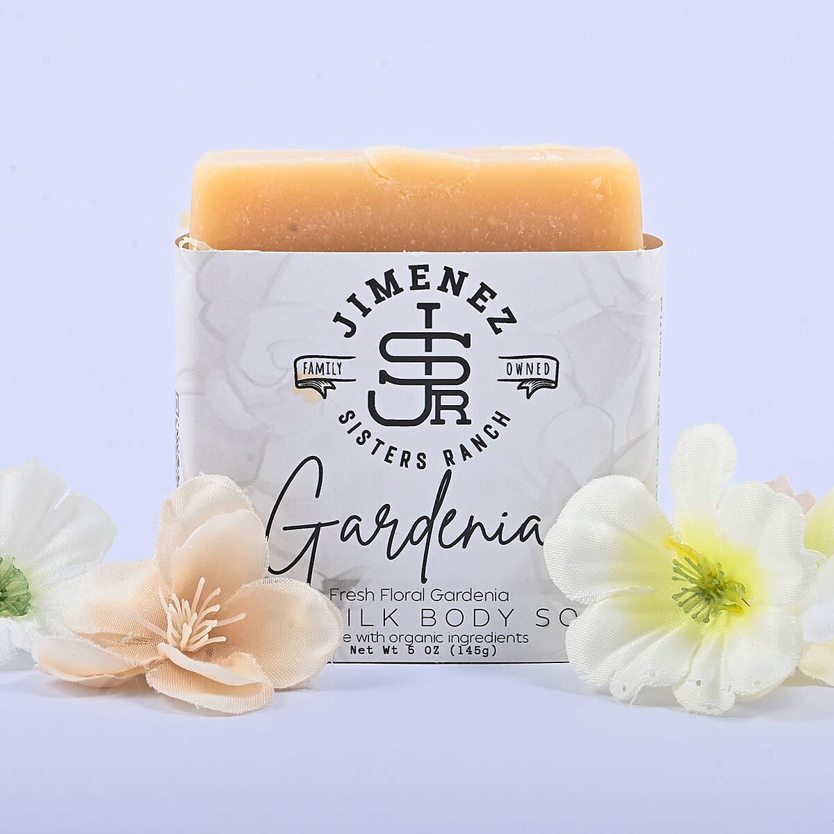 Jimenez Sisters Ranch Gardenia Goat Milk Bar Soap image number 1