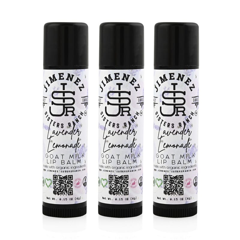 Jimenez Sisters Ranch 3 Pack Lip Balm- Lavender Lemonade