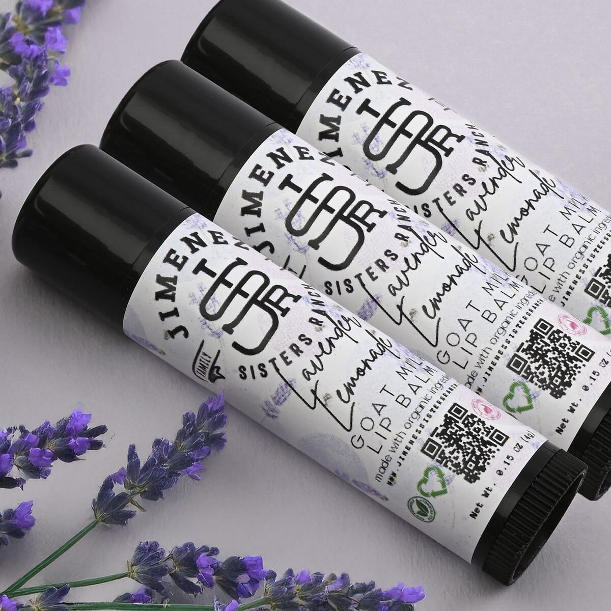 Jimenez Sisters Ranch 3 Pack Lip Balm- Lavender Lemonade image number 1