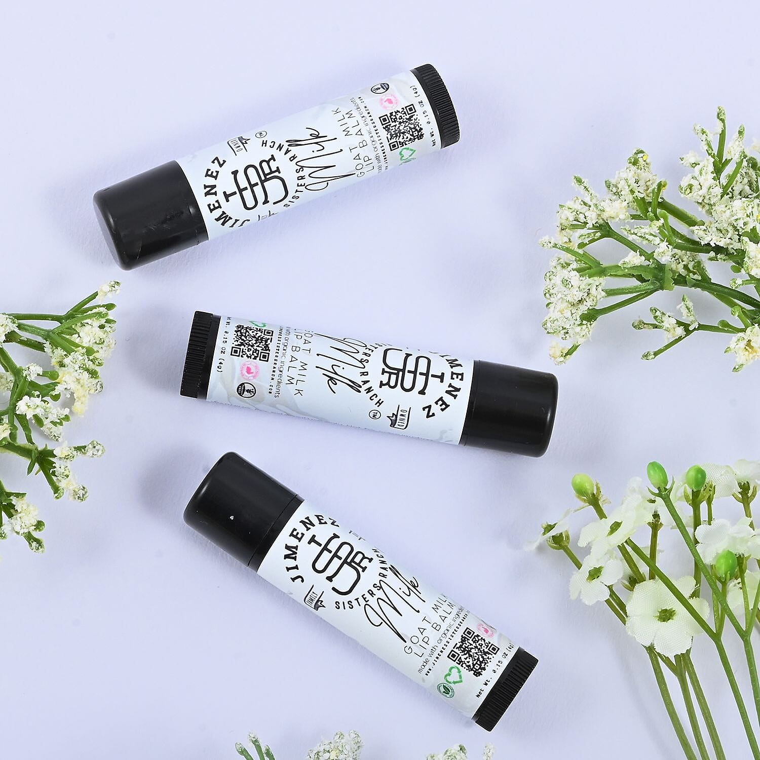 Jimenez Sisters Ranch 3 Pack Lip Balm- Milk
