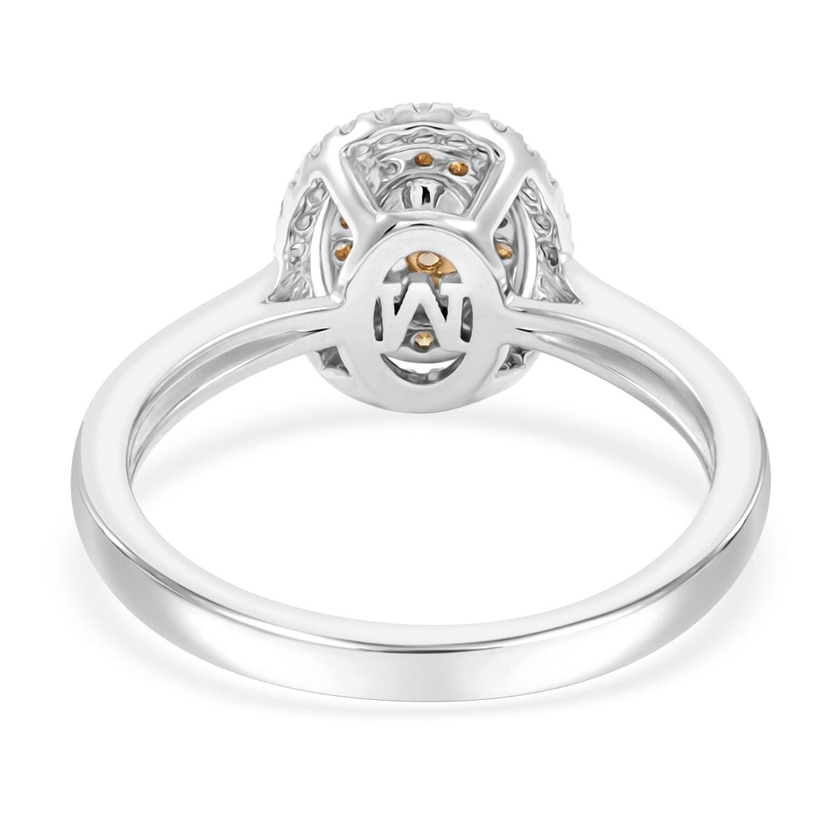 Modani Natural Yellow and White Diamond 0.47 ctw Ring in 950 Platinum and 18K Yellow Gold (Size  10.0) 5.05 Grams image number 4