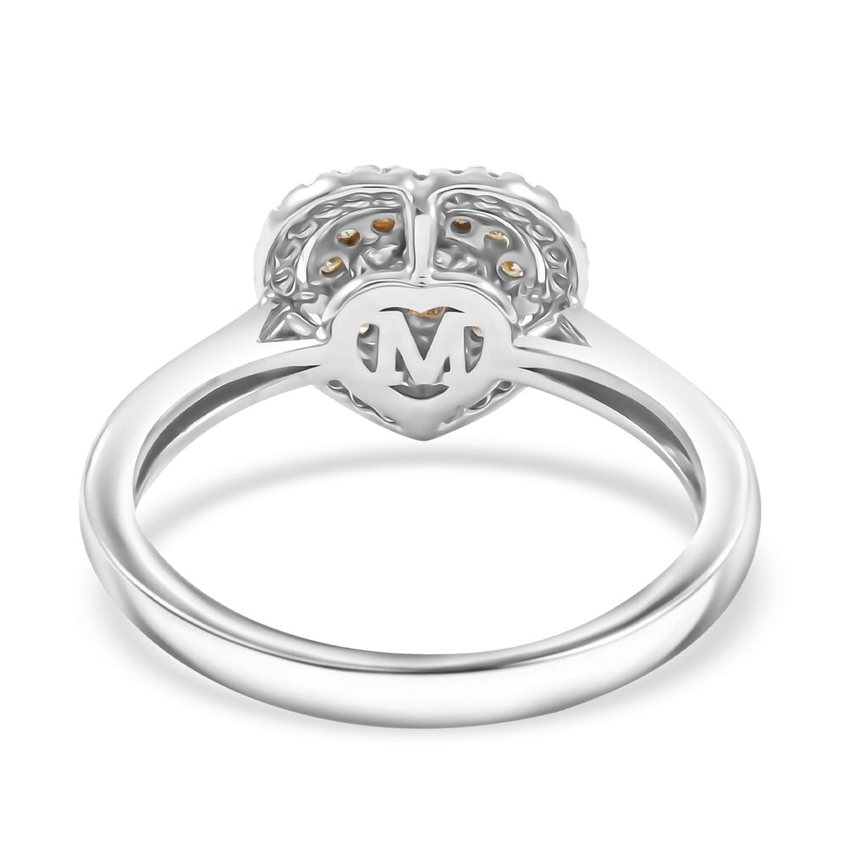 Modani Natural Yellow and White Diamond 0.47 ctw Ring in 950 Platinum and 18K Yellow Gold (Size 8.0) 4.96 Grams image number 4