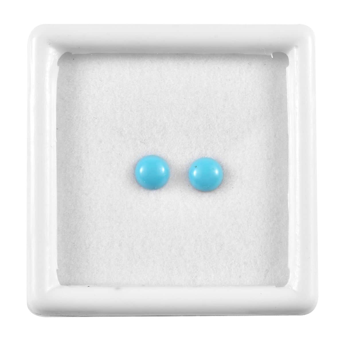 Sleeping Beauty Turquoise Set of 2 (Rnd 5 mm) 0.92 ctw image number 0