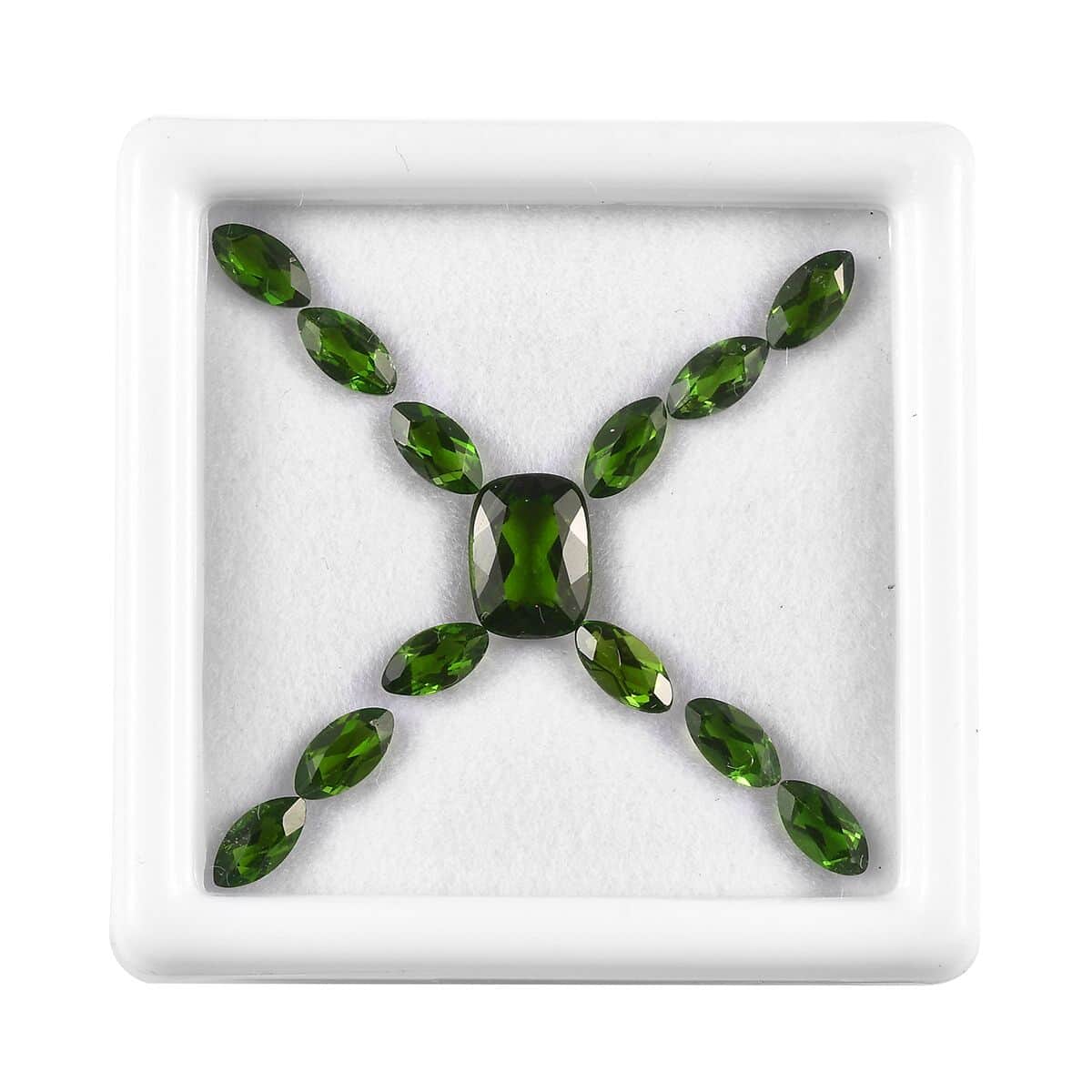 Chrome Diopside Assorted Box (Mix Mix mm) 4.35 ctw image number 0