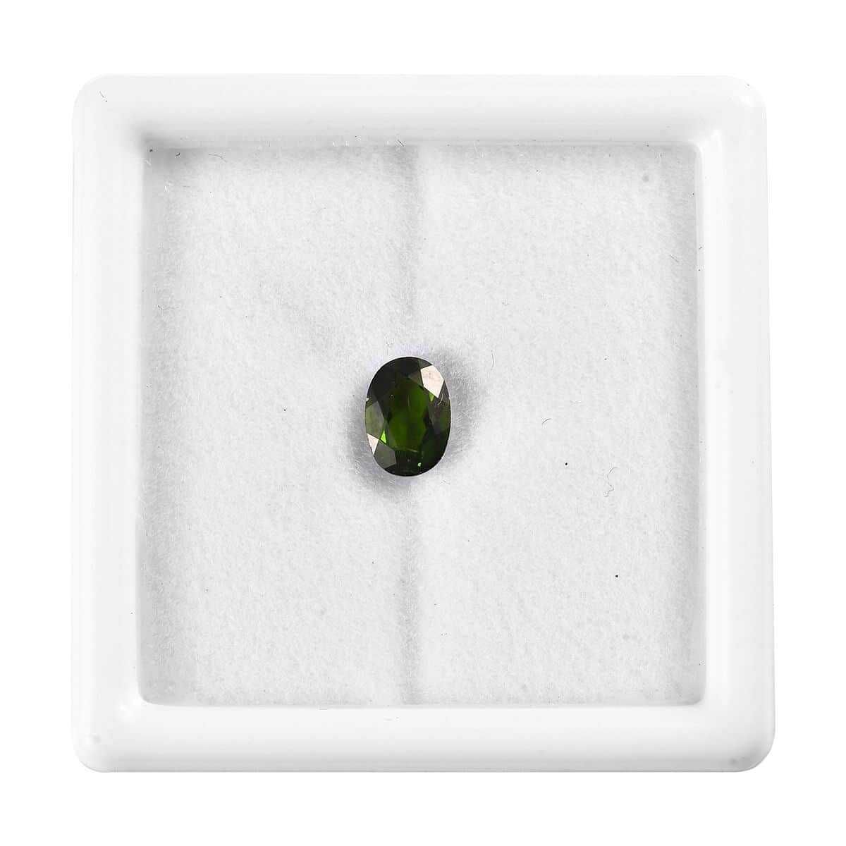 Chrome Diopside (Oval 7x5 mm) 0.76 ctw image number 0