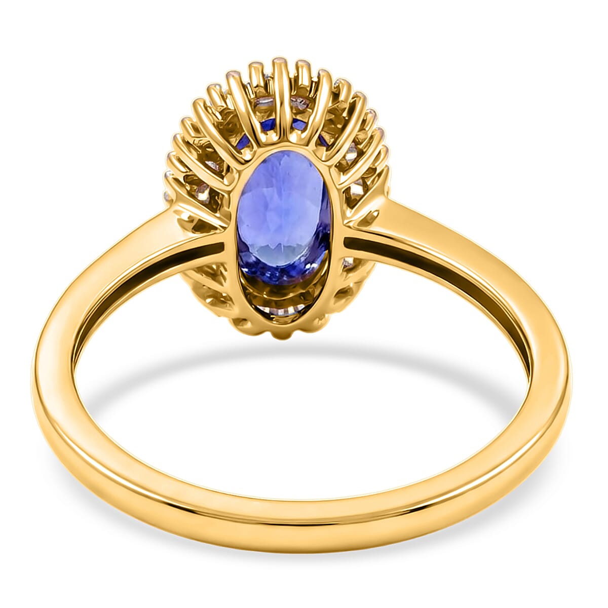 Asscher Cut African Ruby (FF), Kagem Zambian Emerald Ring in 18K Vermeil YG Sterling Silver 8.15 ctw image number 4