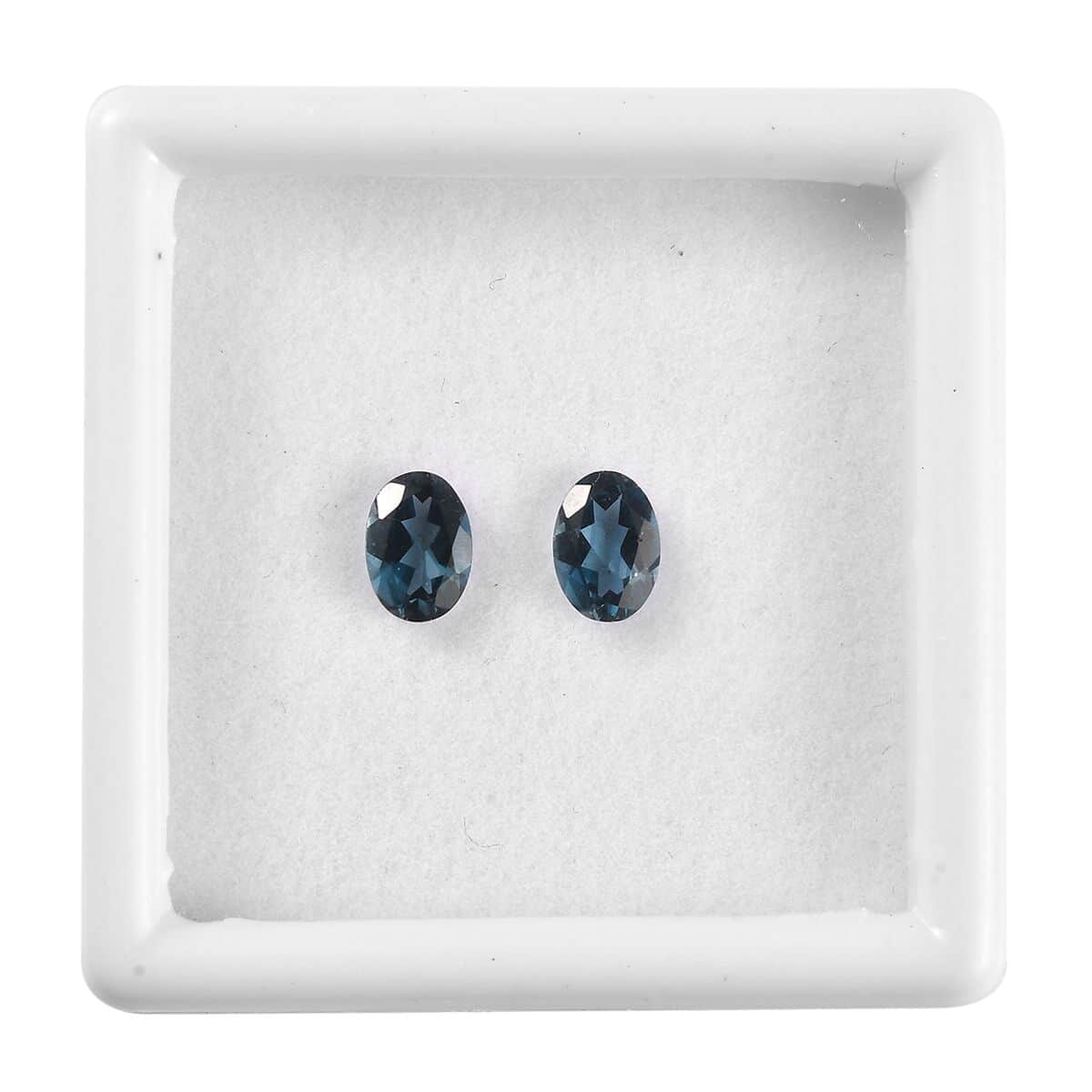 London Blue Topaz Set of 2 (Oval 7x5 mm) 1.62 ctw image number 0