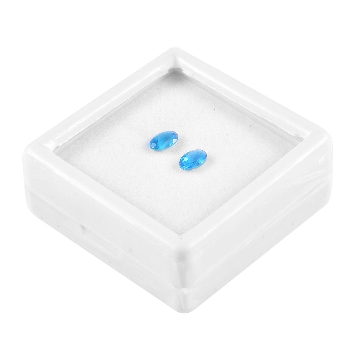 Malgache Neon Apatite (Ovl 6x4 mm) 0.85 ctw image number 2