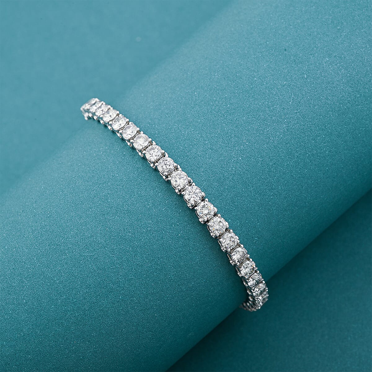 Doorbuster Modani Diamond 6.83 ctw Bracelet in 950 Platinum and 18K White Gold (7.00 In) image number 1