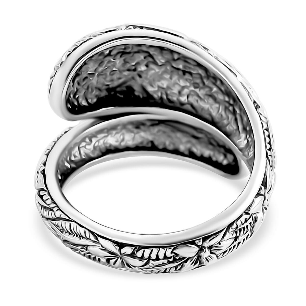 Bali Legacy Sterling Silver Frangipani Ring (Size 10.0) 5.50 Grams image number 4