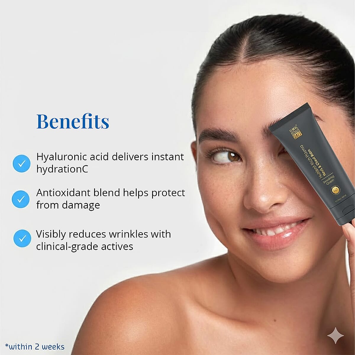 Clinical Results 24/7 Nutrient-Rich Plasma Neck & Chest Balm (3.3oz) Made in US image number 3