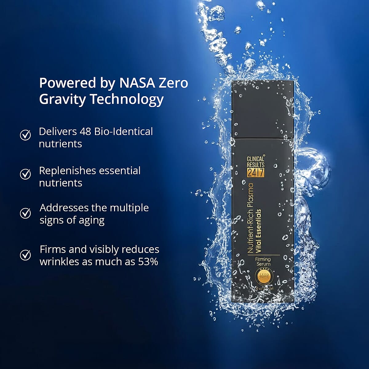 Clinical Results 24/7 Nutrient-Rich Plasma Vital Essentials Firming Serum (1oz) Made in US (Ships in 5-7 Days) image number 2