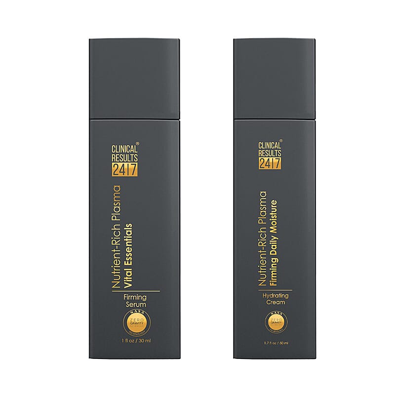 Clinical Results 24/7 Nutrient-Rich Plasma Advanced Firming & Repair Duo (Cream 1.7oz & Serum 1oz) Made in US