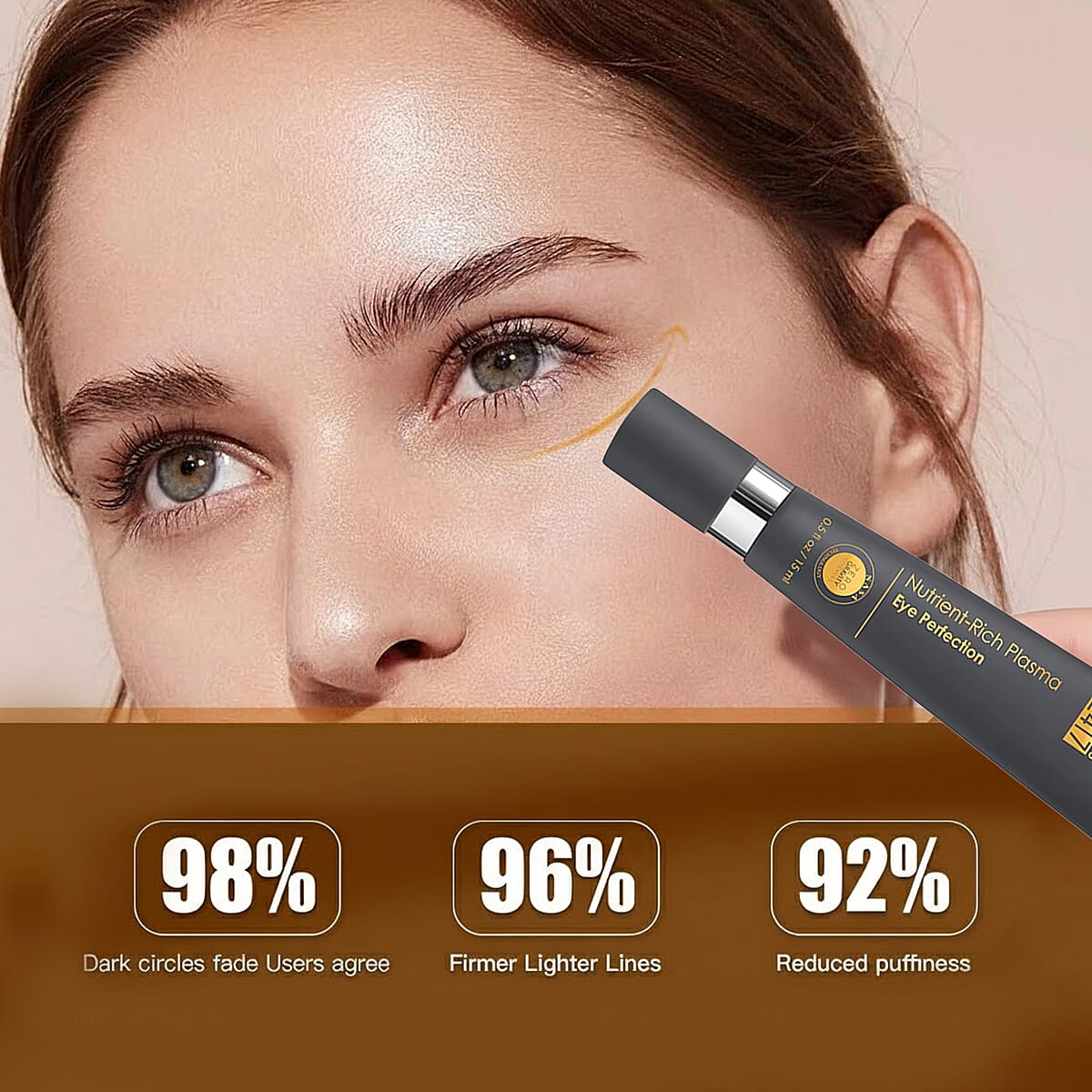 Clinical Results 24/7 Nutrient-Rich Plasma Eye Perfection & Eyelid Lift Duo (2x.5oz) Made in US image number 2