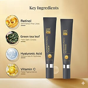 Clinical Results 24/7 Nutrient-Rich Plasma Eye Perfection & Eyelid Lift Duo (2x.5oz) Made in US