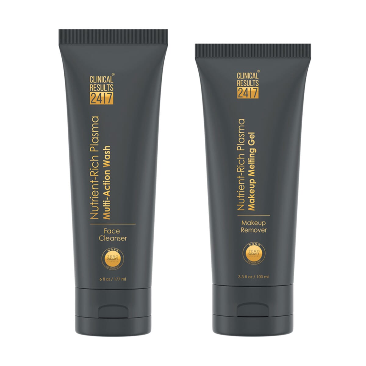 Value Buy Clinical Results 24/7 Nutrient-Rich Plasma Multi-Action Wash (6oz) & Melting Gel (3.3oz) Made in US image number 0