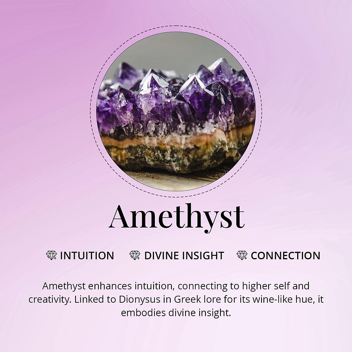 Certified & Appraised Luxoro AAA Natural Lusaka Amethyst and G-H I2 Diamond 6.52 ctw Ring in 10K Yellow Gold (Size 6.5) 4.60 Grams image number 6