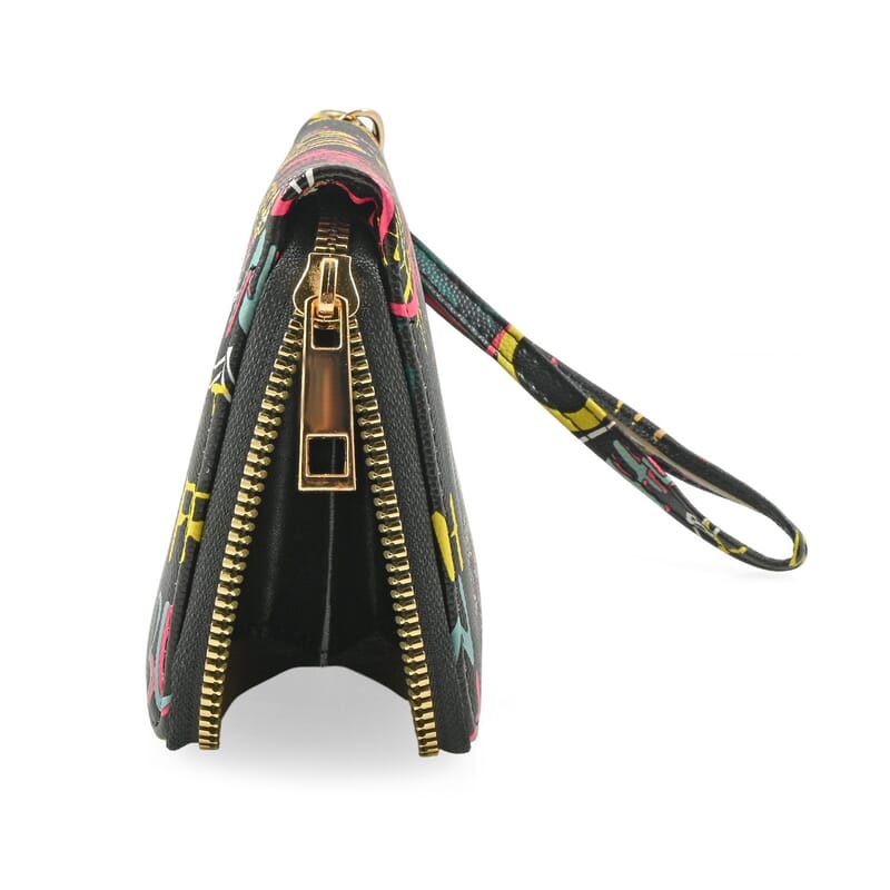 Set of 2 Vegan Leather Crossbody Bag with Wallet