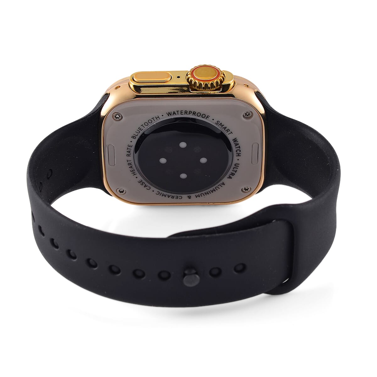 I20 Ultra 2 Max Suit 10 in 1 Set - (Gold Smart Dial, Earphone, Case Cover and 7pcs Replaceable Watchband) image number 4