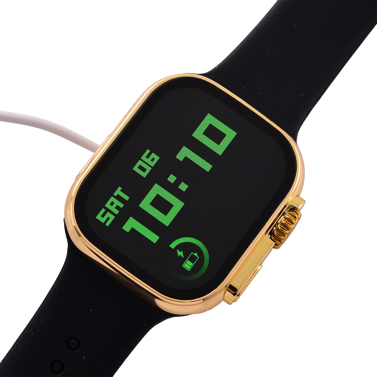 I20 Ultra 2 Max Suit 10 in 1 Set - (Gold Smart Dial, Earphone, Case Cover and 7pcs Replaceable Watchband) image number 5