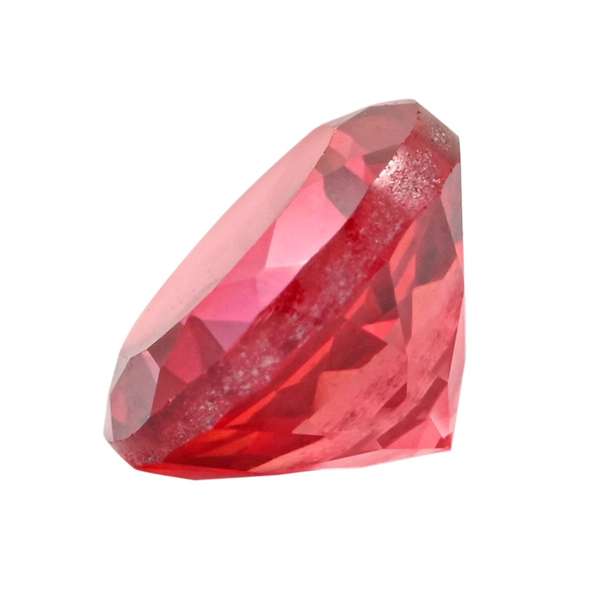 Luxuriant Lab Grown AAAA Padparadscha Sapphire (Rnd 6 mm) 1.00 ctw image number 1