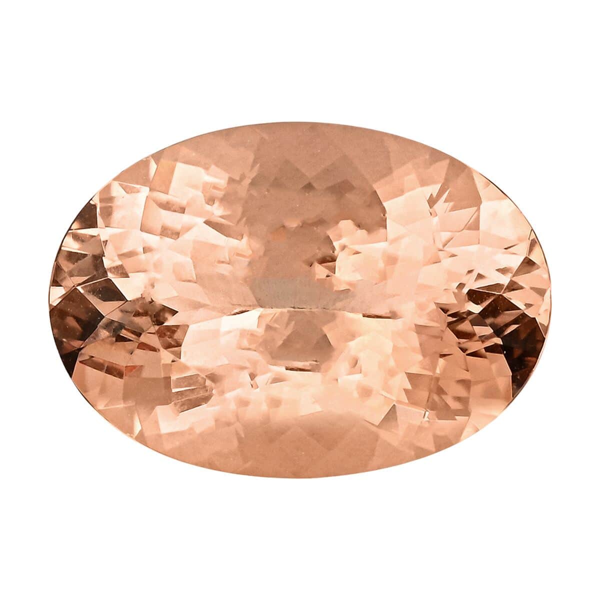 Certified & Appraised AAAA Marropino Morganite (Oval 18x13 mm) 10.00 ctw image number 0