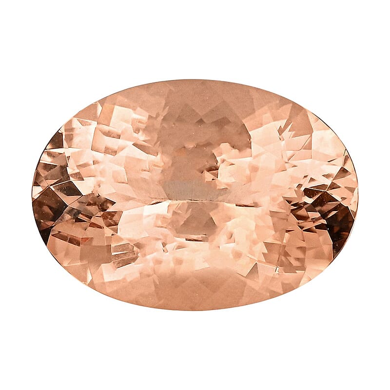 Certified and Appraised AAAA Marropino Morganite (Oval 18x13 mm) 10.00 ctw