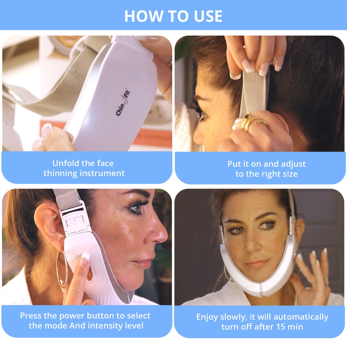 IGIA Chin-Fit Elite Face Shape EMS Massager image number 2