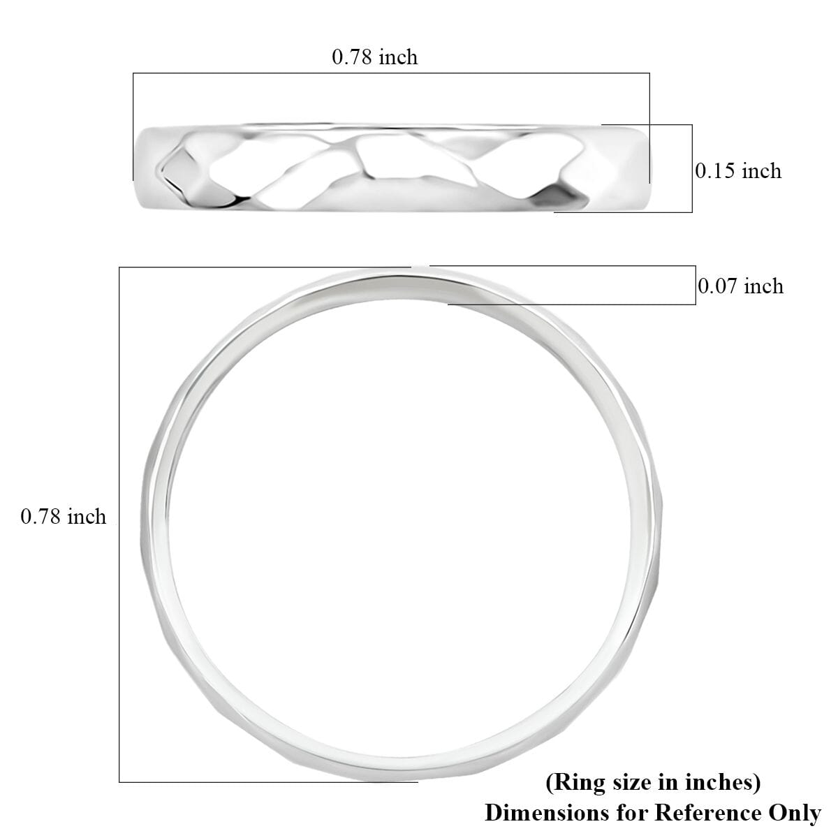 950 Platinum Band Ring (Size 6.0) 2 Grams image number 4
