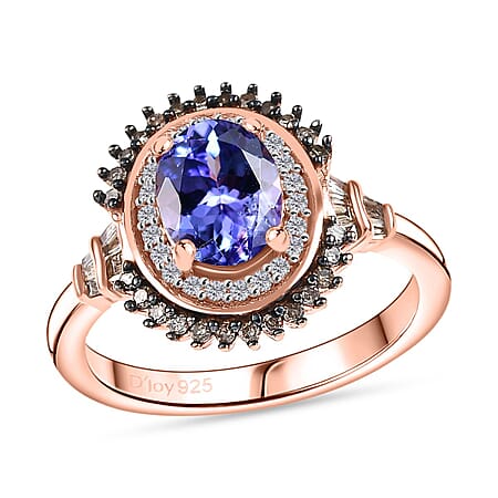 Tanzanite & Champgne Diamond / 10 - Product card gallery slide 1 (10177867940153)