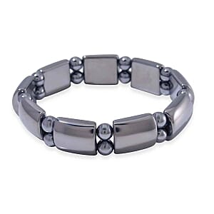 Terahertz Beaded Stretch 131.00 ctw Bracelet (7.00-7.50 In)