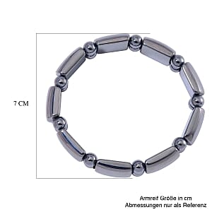 Terahertz Beaded Stretch 131.00 ctw Bracelet (7.00-7.50 In)